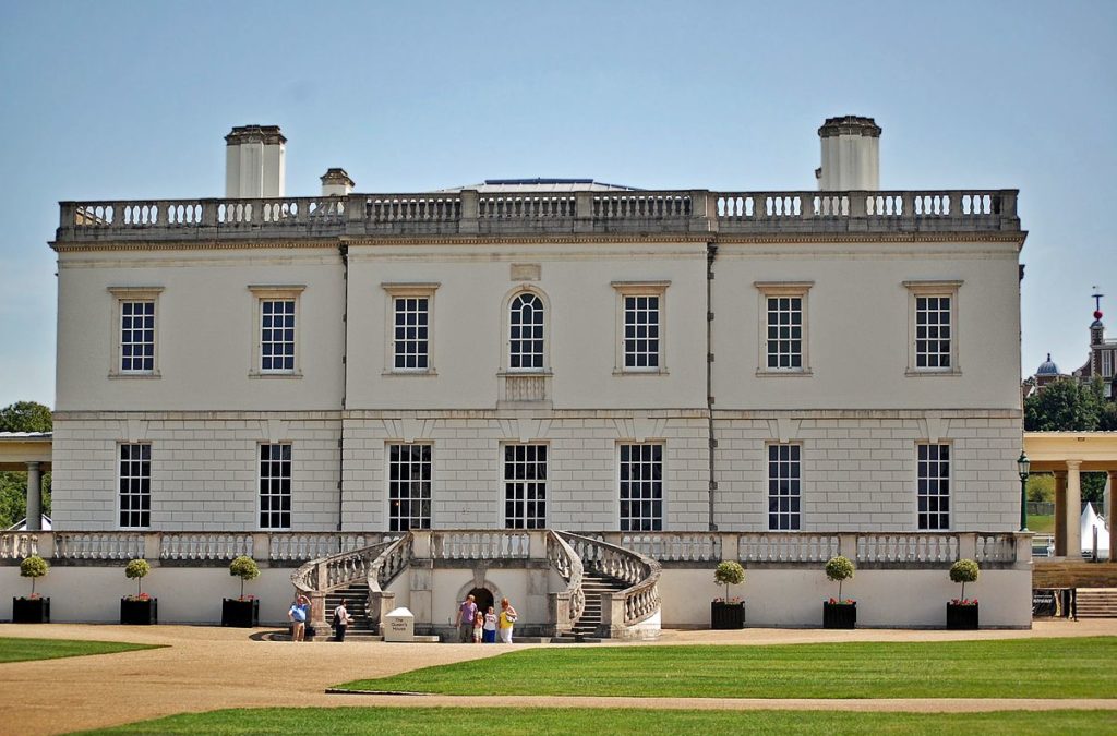Ansicht der Nordfassade des Queen's House in Greenwich